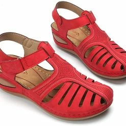 Nuheel® Woman Women's Closed Toe Sandals Platform Wedge Sandals Shoes 32 Nuheel® Woman Women's Closed Toe Sandals Platform Wedge Sandals Shoes