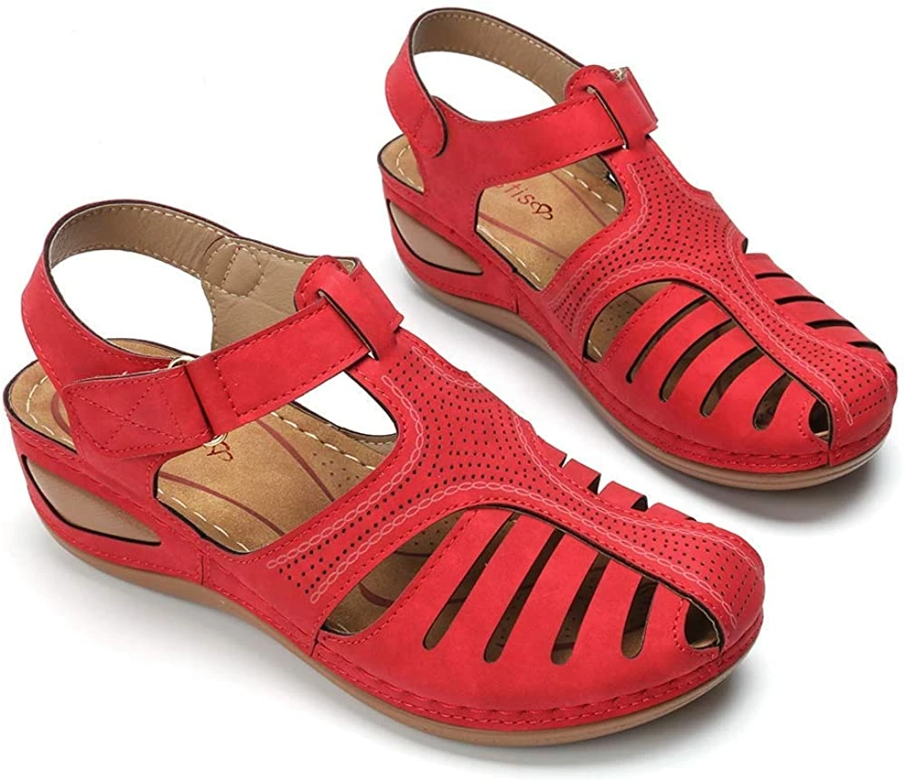 Nuheel® Woman Women's Closed Toe Sandals Platform Wedge Sandals Shoes 5 Nuheel® Woman Women's Closed Toe Sandals Platform Wedge Sandals Shoes