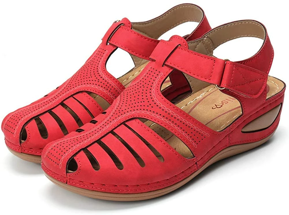 Nuheel® Woman Women's Closed Toe Sandals Platform Wedge Sandals Shoes 6 Nuheel® Woman Women's Closed Toe Sandals Platform Wedge Sandals Shoes