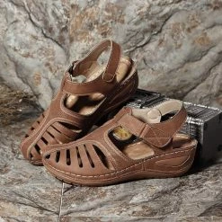 Nuheel® Woman Women's Closed Toe Sandals Platform Wedge Sandals Shoes 41 Nuheel® Woman Women's Closed Toe Sandals Platform Wedge Sandals Shoes