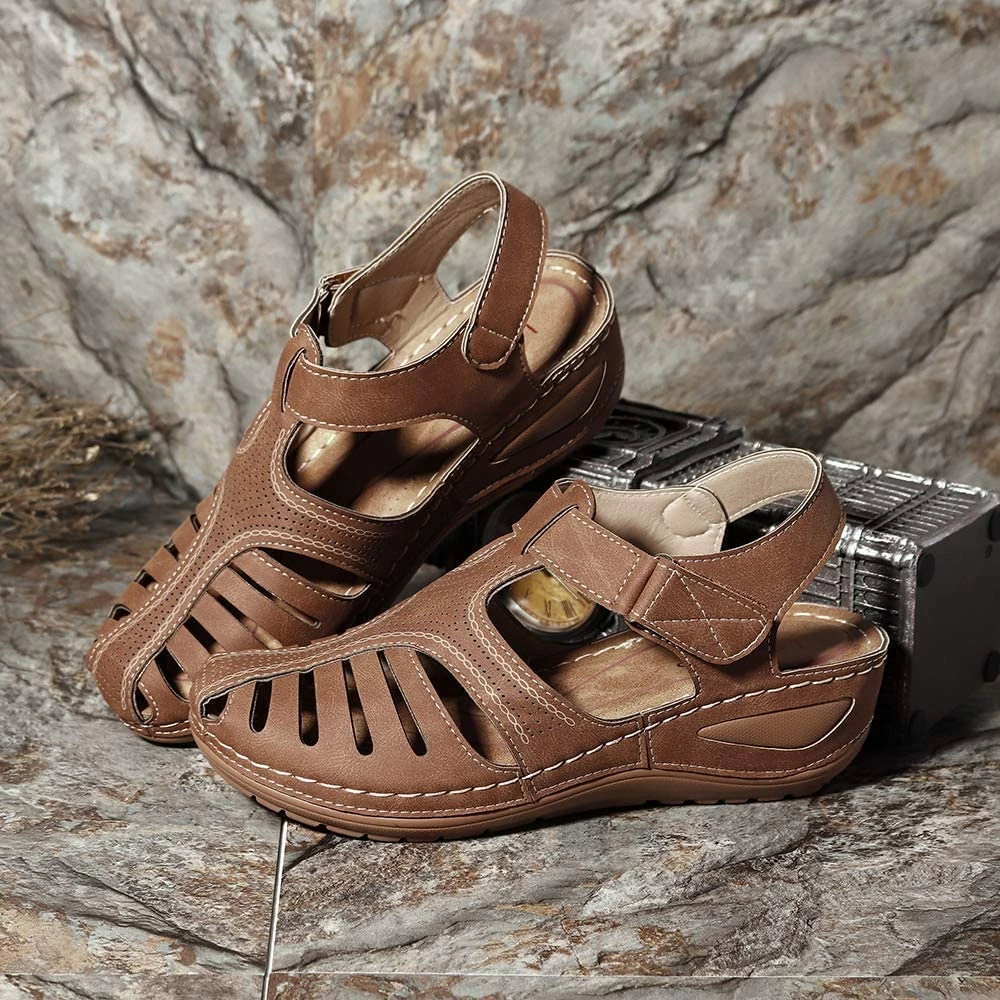 Nuheel® Woman Women's Closed Toe Sandals Platform Wedge Sandals Shoes 14 Nuheel® Woman Women's Closed Toe Sandals Platform Wedge Sandals Shoes