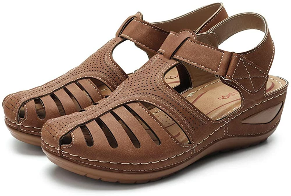 Nuheel® Woman Women's Closed Toe Sandals Platform Wedge Sandals Shoes 13 Nuheel® Woman Women's Closed Toe Sandals Platform Wedge Sandals Shoes