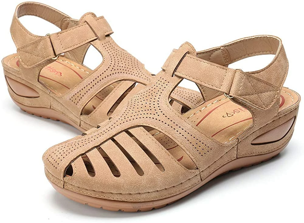 Nuheel® Woman Women's Closed Toe Sandals Platform Wedge Sandals Shoes 18 Nuheel® Woman Women's Closed Toe Sandals Platform Wedge Sandals Shoes