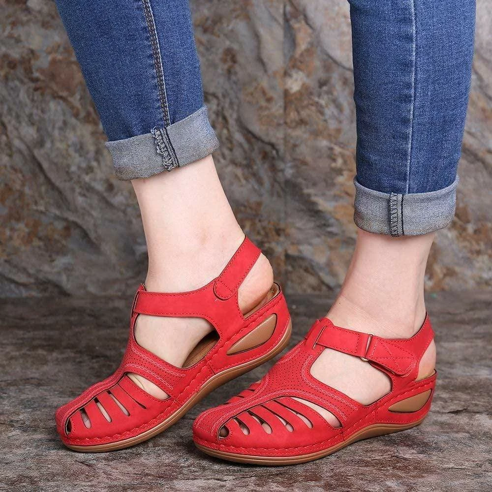 Nuheel® Woman Women's Closed Toe Sandals Platform Wedge Sandals Shoes 8 Nuheel® Woman Women's Closed Toe Sandals Platform Wedge Sandals Shoes