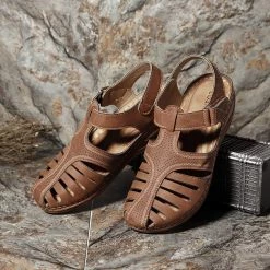 Nuheel® Woman Women's Closed Toe Sandals Platform Wedge Sandals Shoes 43 Nuheel® Woman Women's Closed Toe Sandals Platform Wedge Sandals Shoes