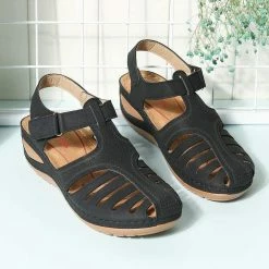 Nuheel® Woman Women's Closed Toe Sandals Platform Wedge Sandals Shoes 55 Nuheel® Woman Women's Closed Toe Sandals Platform Wedge Sandals Shoes