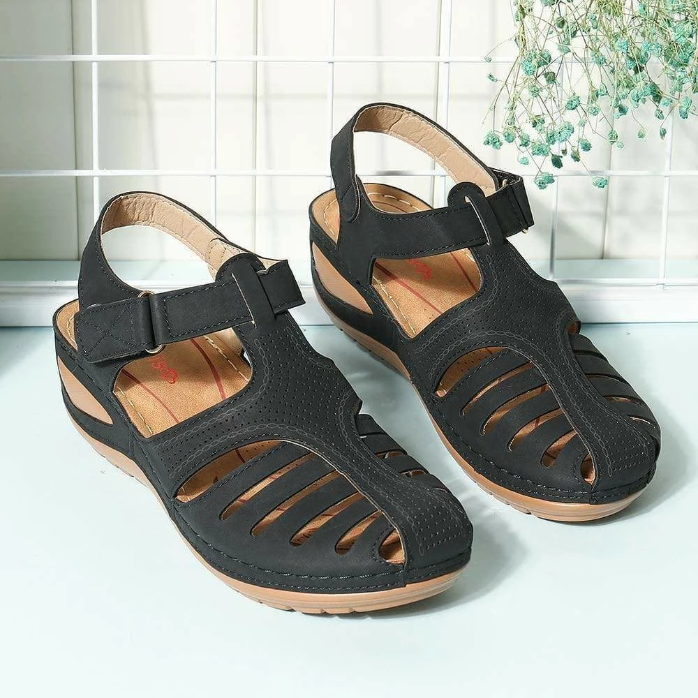 Nuheel® Woman Women's Closed Toe Sandals Platform Wedge Sandals Shoes 28 Nuheel® Woman Women's Closed Toe Sandals Platform Wedge Sandals Shoes