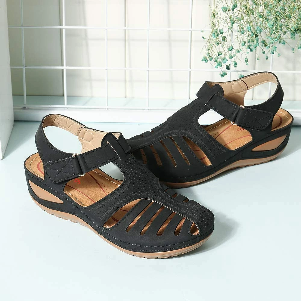 Nuheel® Woman Women's Closed Toe Sandals Platform Wedge Sandals Shoes 30 Nuheel® Woman Women's Closed Toe Sandals Platform Wedge Sandals Shoes