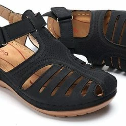 Nuheel® Woman Women's Closed Toe Sandals Platform Wedge Sandals Shoes 53 Nuheel® Woman Women's Closed Toe Sandals Platform Wedge Sandals Shoes