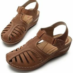 Nuheel® Woman Women's Closed Toe Sandals Platform Wedge Sandals Shoes 38 Nuheel® Woman Women's Closed Toe Sandals Platform Wedge Sandals Shoes