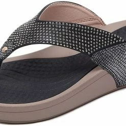 Nuheel® Women's Slide Sandals Outdoor Clip Toe Platform Wedge Shoes Woman