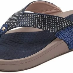 Nuheel® Women's Slide Sandals Outdoor Clip Toe Platform Wedge Shoes Woman