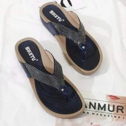 Nuheel® Women's Slide Sandals Outdoor Clip Toe Platform Wedge Shoes Woman