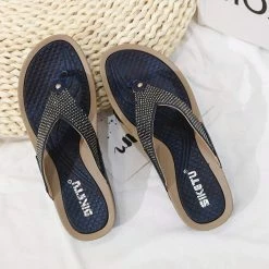 Nuheel® Women's Slide Sandals Outdoor Clip Toe Platform Wedge Shoes Woman