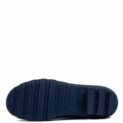 Nuheel® Nuheel Navy Print Rain Boots Women Comfortable Rubber Boots Size 8 High Boots