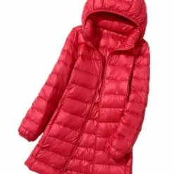 Nuheel® Nuheel Light Medium Long Women's Hooded Down Jacket Woman