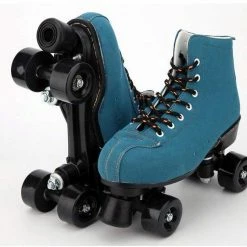 Nuheel® Nuheel Suede Double Row Outdoor Roller Skates Women Skates For Boys