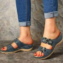 Nuheel® Open Toe Fancy Flower Orthopedic Arch-support Women Sandals Paris Design 2021 New Version 21 Nuheel® Open Toe Fancy Flower Orthopedic Arch-support Women Sandals Paris Design 2021 New Version