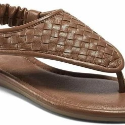 Nuheel® Women's Open Toe Woven Leather Flat Sandals Studded Sandals For Summer 10 Nuheel® Women's Open Toe Woven Leather Flat Sandals Studded Sandals For Summer