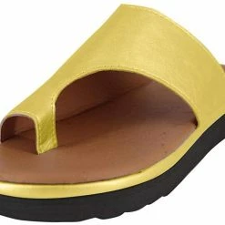 Nuheel® Woman Sandals For Women, Womens Comfy Summer Slippers For Big Toe Open Toe Casual Light Weight Flat Sandals Flip Flops