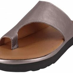 Nuheel® Woman Sandals For Women, Womens Comfy Summer Slippers For Big Toe Open Toe Casual Light Weight Flat Sandals Flip Flops