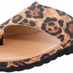 Nuheel® Woman Sandals For Women, Womens Comfy Summer Slippers For Big Toe Open Toe Casual Light Weight Flat Sandals Flip Flops