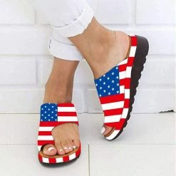 Nuheel® Woman Sandals For Women, Womens Comfy Summer Slippers For Big Toe Open Toe Casual Light Weight Flat Sandals Flip Flops