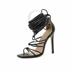 Nuheel® Nuheel 2021 New Women Knee High Sandals Open Toe Lace Up Cross Strappy Fashion Sexy Shoes Slippers & Sandals 14 Nuheel® Nuheel 2021 New Women Knee High Sandals Open Toe Lace Up Cross Strappy Fashion Sexy Shoes Slippers & Sandals