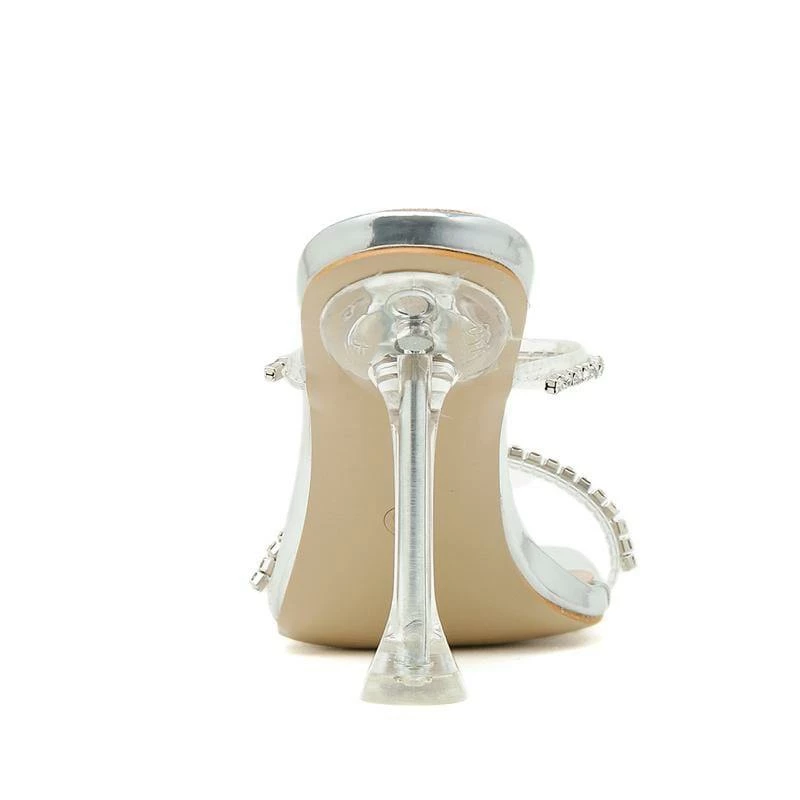 Nuheel® Woman Slippers Fashion Transparent Crystal Rhinestone Clear Strange Heels Wedding Shoes 11 Nuheel® Woman Slippers Fashion Transparent Crystal Rhinestone Clear Strange Heels Wedding Shoes