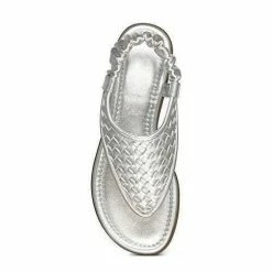 Nuheel® Women's Open Toe Woven Leather Flat Sandals Studded Sandals For Summer 12 Nuheel® Women's Open Toe Woven Leather Flat Sandals Studded Sandals For Summer