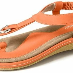 Nuheel® Woman Womens Summer Beach Flat Sandals Comfort Slip On Summer's Flip Flops Thong Shoes