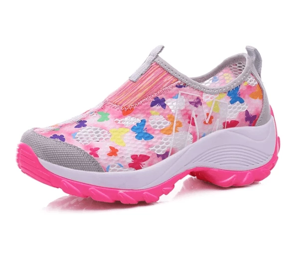 Nuheel® Womens Loafers Wedge Heel Round Toe Printed Walking Shoes Platform Air Cushion Sneakers Woman 6 Nuheel® Womens Loafers Wedge Heel Round Toe Printed Walking Shoes Platform Air Cushion Sneakers Woman