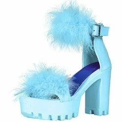 Nuheel® Womens Platform Sandals Chunky Heel Open Toe Strap High Heeled Dress Pumps