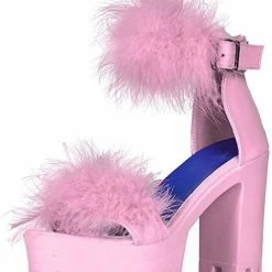 Nuheel® Womens Platform Sandals Chunky Heel Open Toe Strap High Heeled Dress Pumps