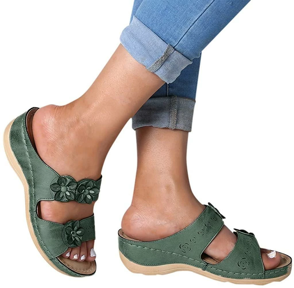 Nuheel® Women Premium Orthopedic Open Toe Vintage Anti-Slip Breathable Sandals Woman 22 Nuheel® Women Premium Orthopedic Open Toe Vintage Anti-Slip Breathable Sandals Woman