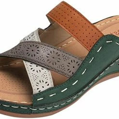 Nuheel® Women Premium Orthopedic Open Toe Vintage Anti-Slip Breathable Sandals Woman 59 Nuheel® Women Premium Orthopedic Open Toe Vintage Anti-Slip Breathable Sandals Woman