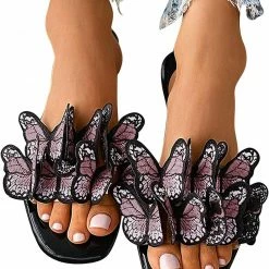 Nuheel® Sandal For Women Rhinestone Comfy Flat Flops Crystal Sandals Woman 18 Nuheel® Sandal For Women Rhinestone Comfy Flat Flops Crystal Sandals Woman