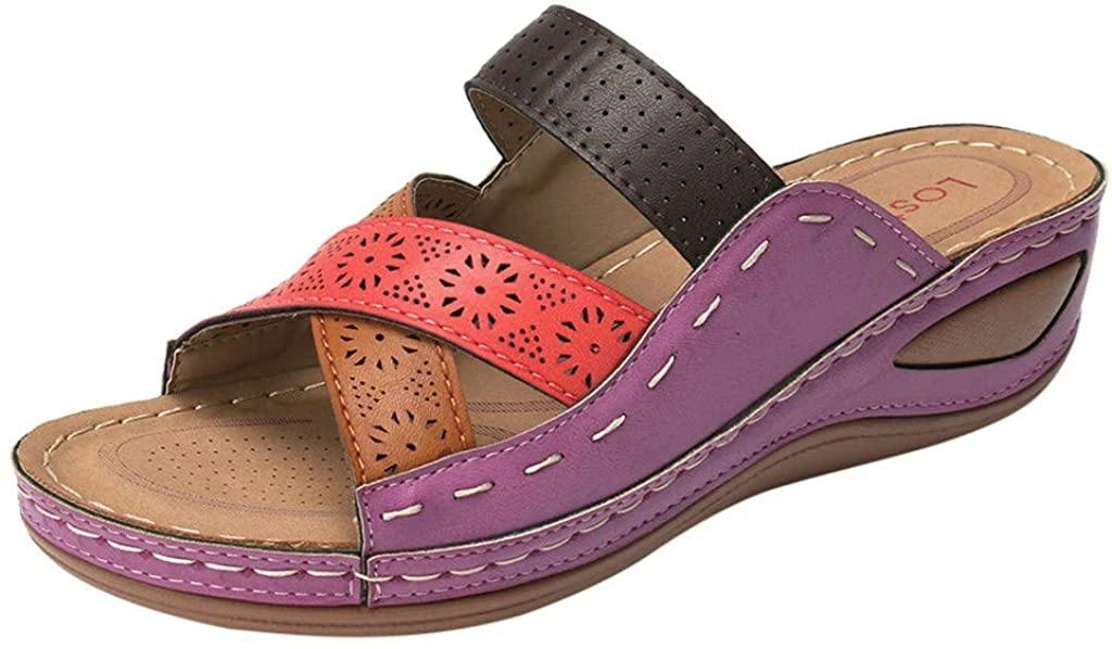 Nuheel® Women Premium Orthopedic Open Toe Vintage Anti-Slip Breathable Sandals Woman 3 Nuheel® Women Premium Orthopedic Open Toe Vintage Anti-Slip Breathable Sandals Woman