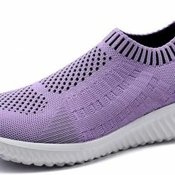 Nuheel Woman Womens Walking Shoes Lightweight Elastic Sock Athletic Running Shoes Mesh Sneakers Comfort Work Shoe