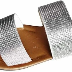 Nuheel® Woman Sandal For Women Rhinestone Comfy Flat Flops Crystal Sandals