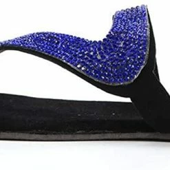 Nuheel® Woman Sandal For Women Rhinestone Comfy Flat Flops Crystal Sandals 26 Nuheel® Woman Sandal For Women Rhinestone Comfy Flat Flops Crystal Sandals