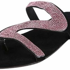 Nuheel® Woman Sandal For Women Rhinestone Comfy Flat Flops Crystal Sandals 30 Nuheel® Woman Sandal For Women Rhinestone Comfy Flat Flops Crystal Sandals