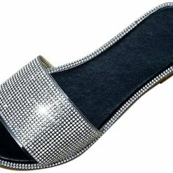 Nuheel® Sandal For Women Rhinestone Comfy Flat Flops Crystal Sandals 20 Nuheel® Sandal For Women Rhinestone Comfy Flat Flops Crystal Sandals