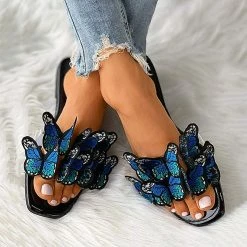 Nuheel® Sandal For Women Rhinestone Comfy Flat Flops Crystal Sandals Woman 15 Nuheel® Sandal For Women Rhinestone Comfy Flat Flops Crystal Sandals Woman