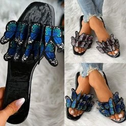 Nuheel® Sandal For Women Rhinestone Comfy Flat Flops Crystal Sandals Woman 17 Nuheel® Sandal For Women Rhinestone Comfy Flat Flops Crystal Sandals Woman