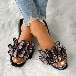 Nuheel® Sandal For Women Rhinestone Comfy Flat Flops Crystal Sandals Woman 20 Nuheel® Sandal For Women Rhinestone Comfy Flat Flops Crystal Sandals Woman