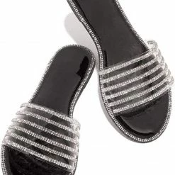 Nuheel® Sandal For Women Rhinestone Comfy Flat Flops Crystal Sandals Woman 17 Nuheel® Sandal For Women Rhinestone Comfy Flat Flops Crystal Sandals Woman