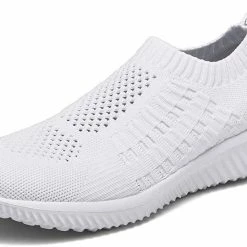 Nuheel Woman Womens Walking Shoes Lightweight Elastic Sock Athletic Running Shoes Mesh Sneakers Comfort Work Shoe