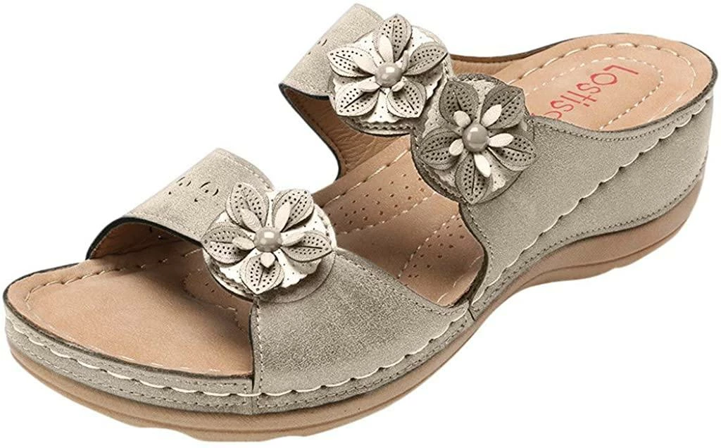 Nuheel® Women Premium Orthopedic Open Toe Vintage Anti-Slip Breathable Sandals Woman 10 Nuheel® Women Premium Orthopedic Open Toe Vintage Anti-Slip Breathable Sandals Woman