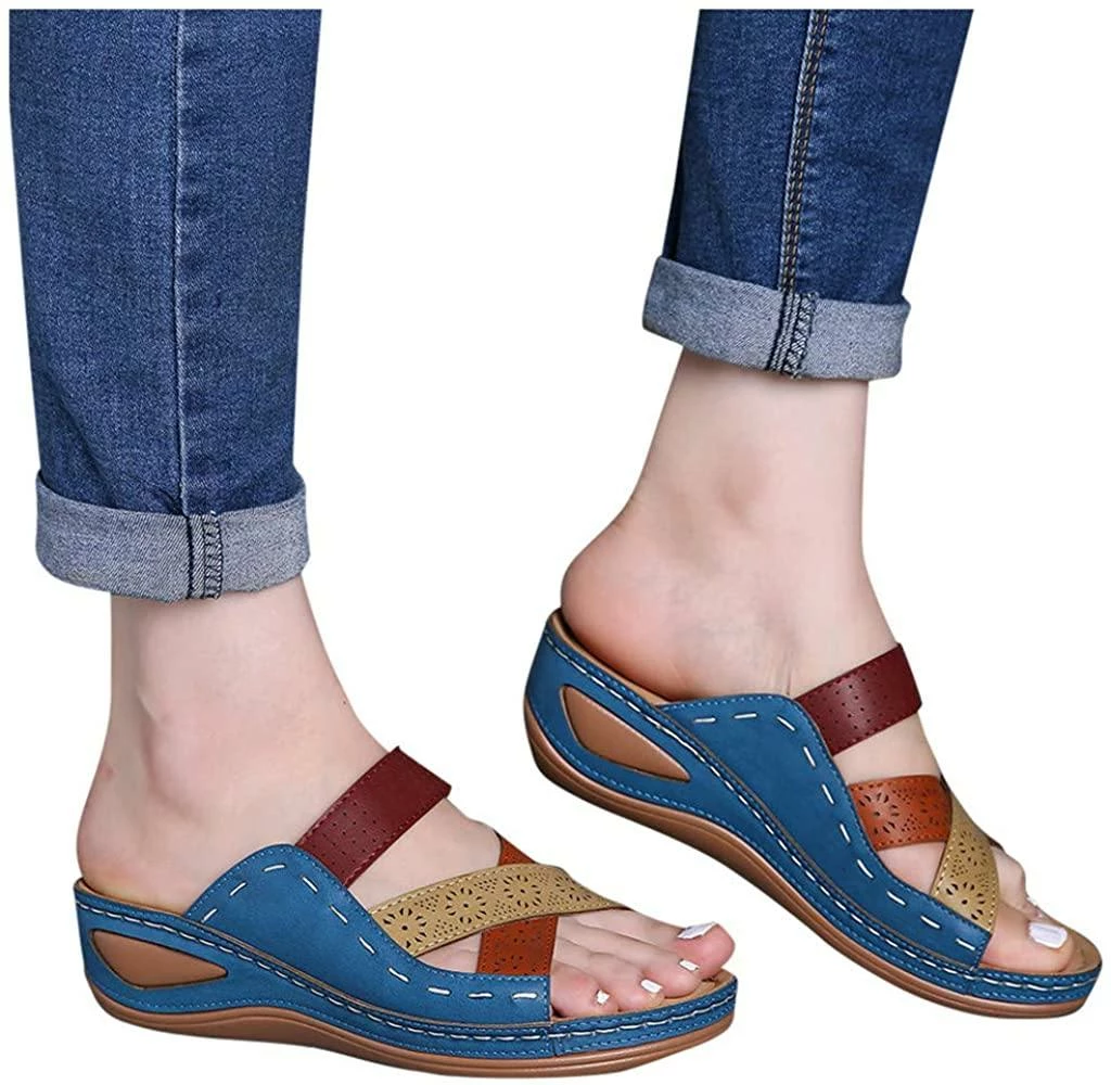 Nuheel® Women Premium Orthopedic Open Toe Vintage Anti-Slip Breathable Sandals Woman 20 Nuheel® Women Premium Orthopedic Open Toe Vintage Anti-Slip Breathable Sandals Woman